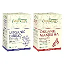 Root2Leaf Organic Pack of 2 Indigo Leaf & Manjistha Root Powder 227g