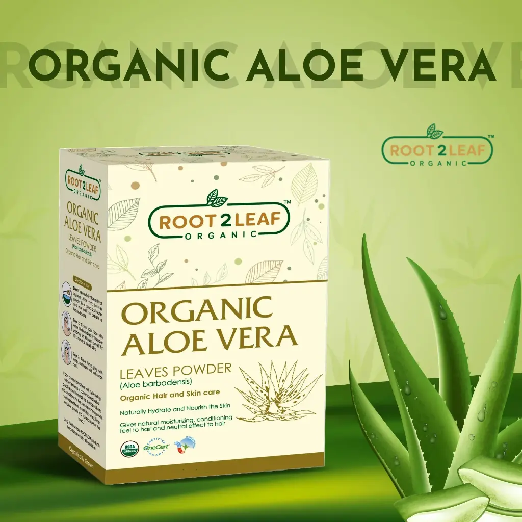Organic Aloe Vera Leaves Powder 100g