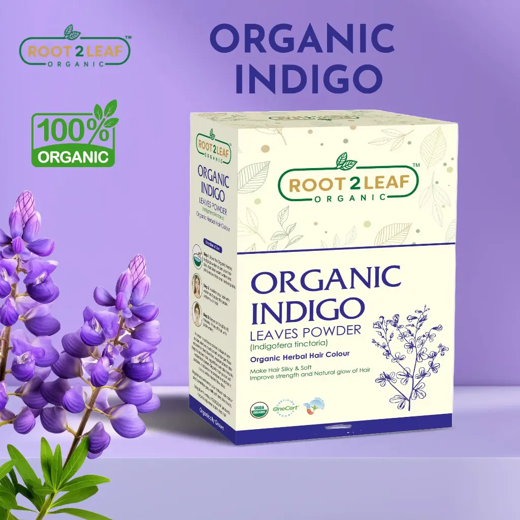 Organic Indigo Leaves Powder 100g (Pack)