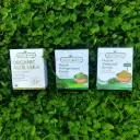 Root2Leaf Organic Pack of 3 Moringa Leaf Powder &   Aloe Vera Leaves Powder & Neem Leaf Powder (100g)