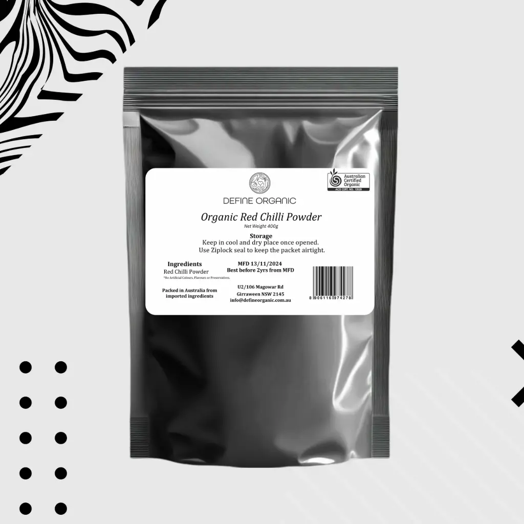 Organic Red Chilli Powder 400g