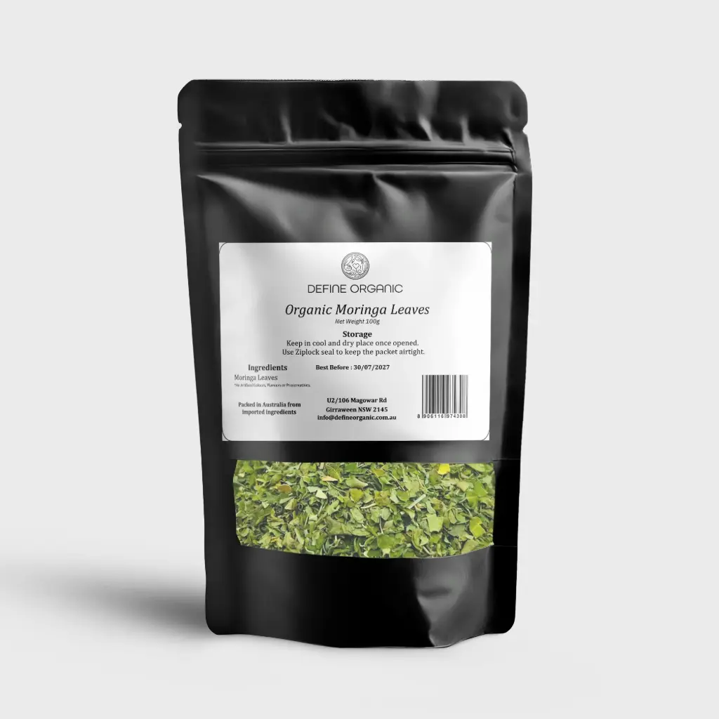 Organic Moringa Leaves 100g