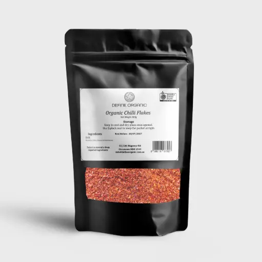 Organic Chilli Flakes 200g