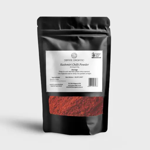Organic Kashmiri Chilli Powder 200g