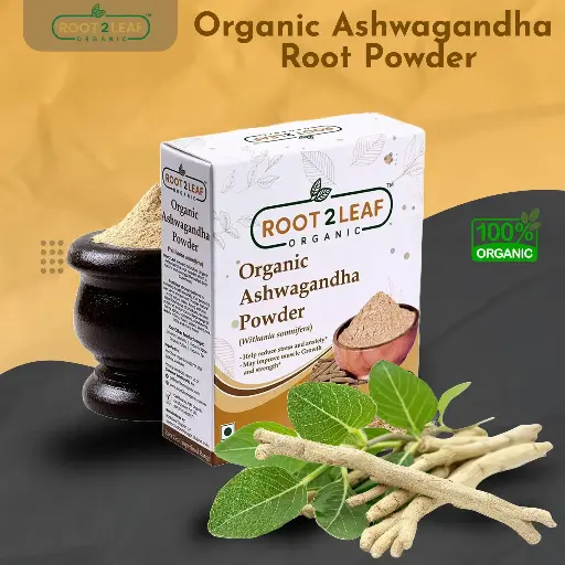 Organic Ashwagandha Root Powder 100g