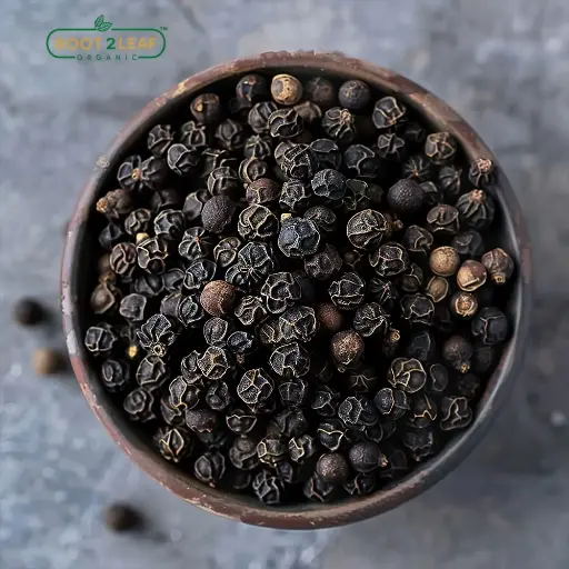 Organic Black Pepper Whole 1kg