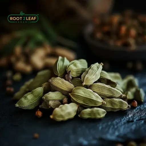 Organic Green Cardamom Pods/Whole 1kg